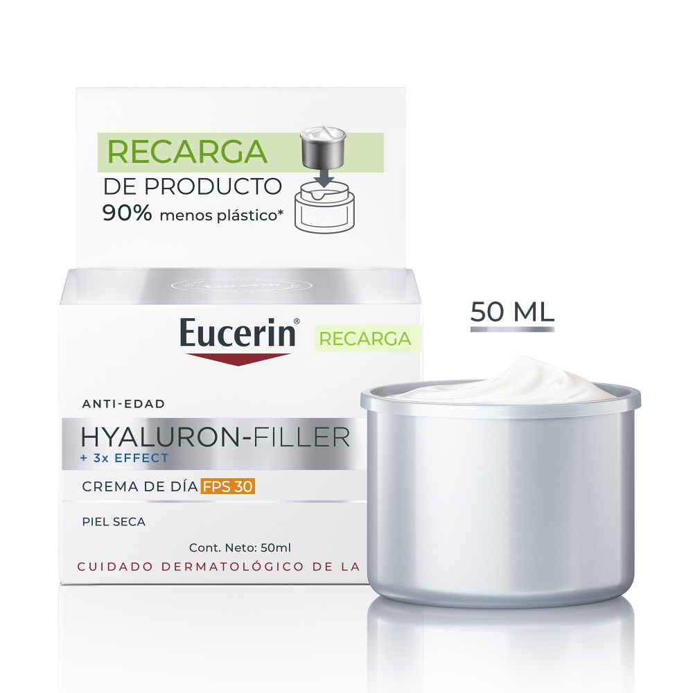 Eucerin Refill Crema de día SPF30 Hyaluron Filler 50ml