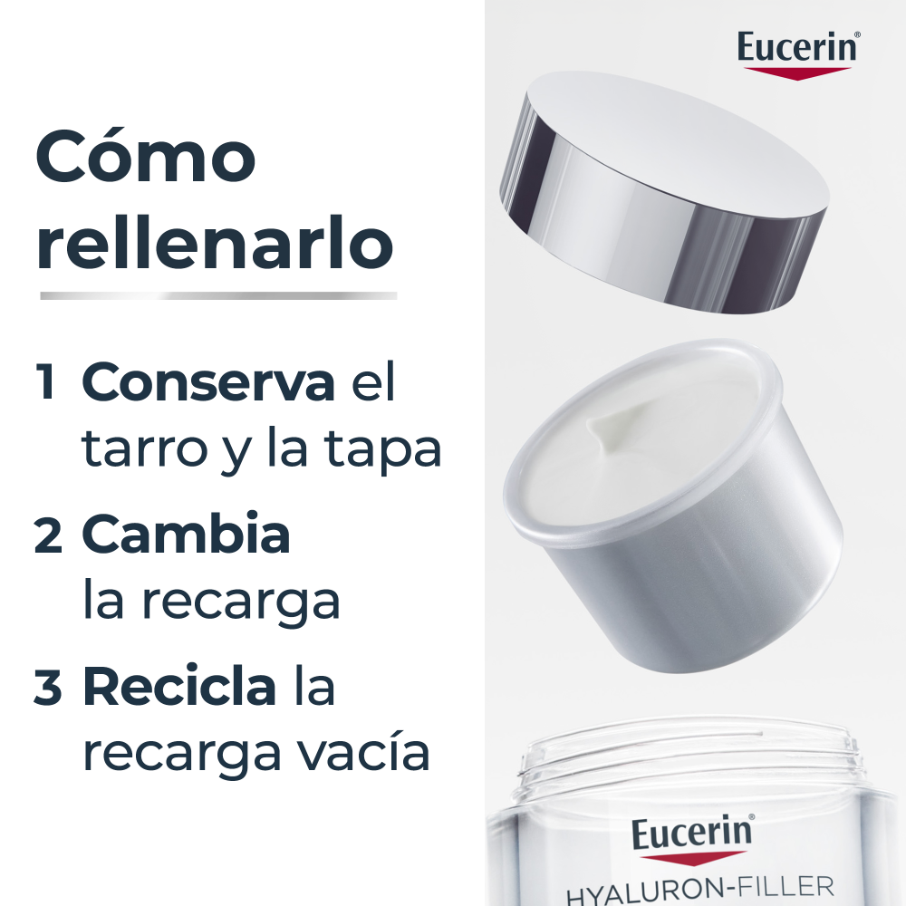 Eucerin Refill Crema de día SPF30 Hyaluron Filler 50ml