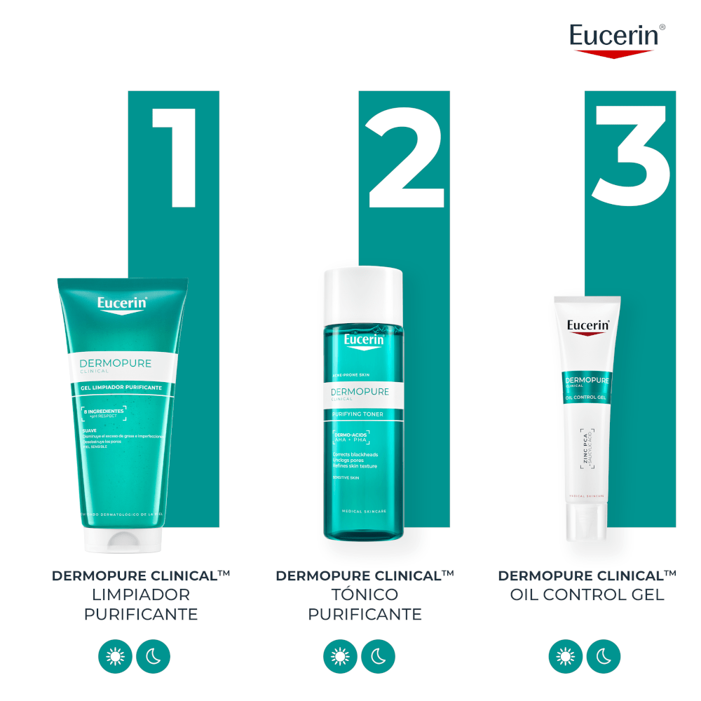 Eucerin DermoPure Clinical Mat Fluido Viso 40ml