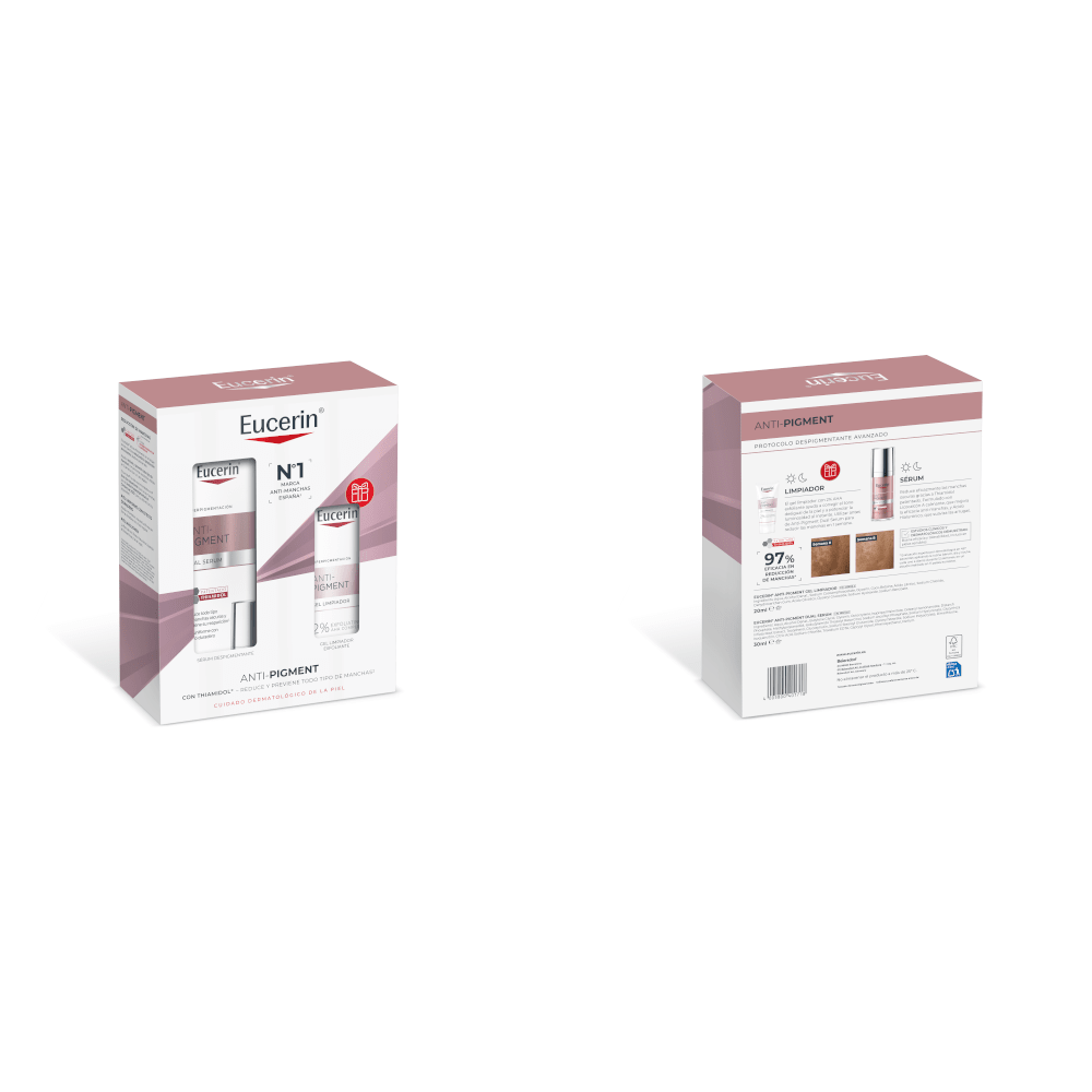 EUCERIN Pack Navidad Anti-Pigment Dual Sérum 30ml + Gel Limpiador