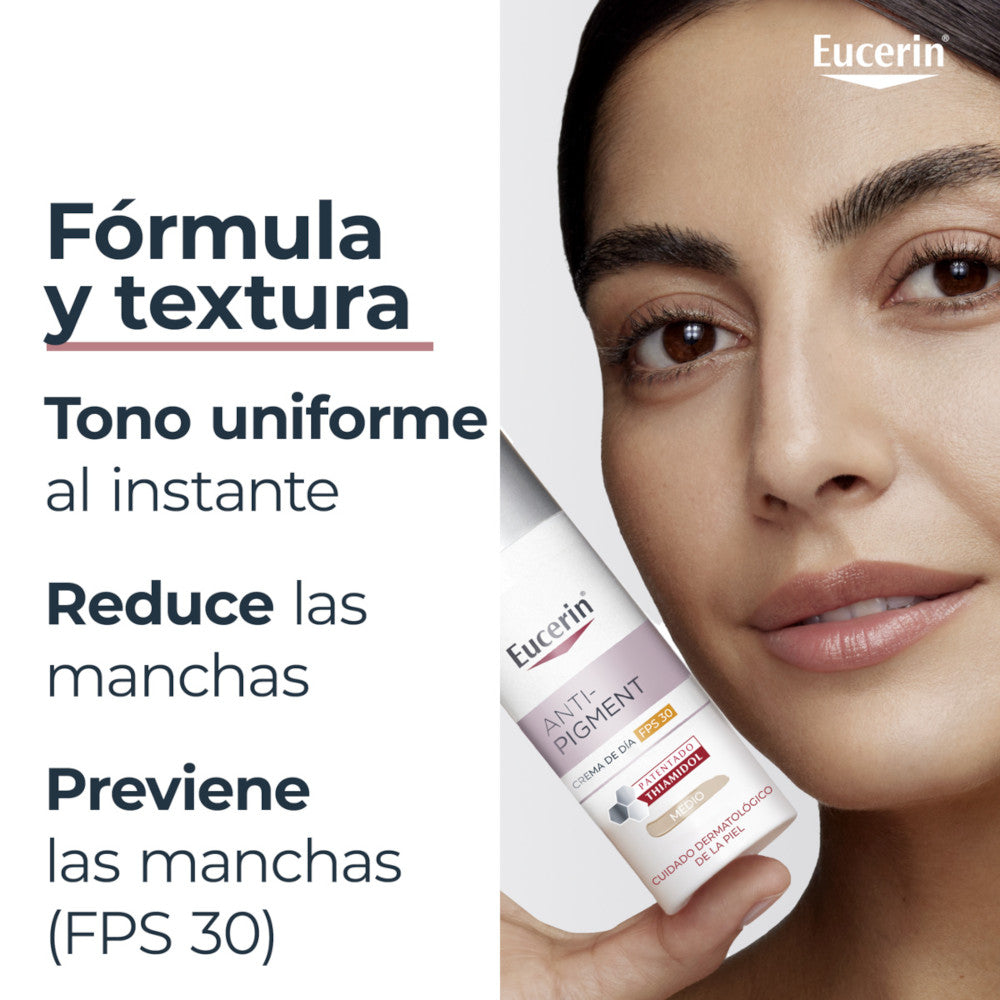 EUCERIN Anti-Pigment Crema de Día FPS30+ Color 50ml