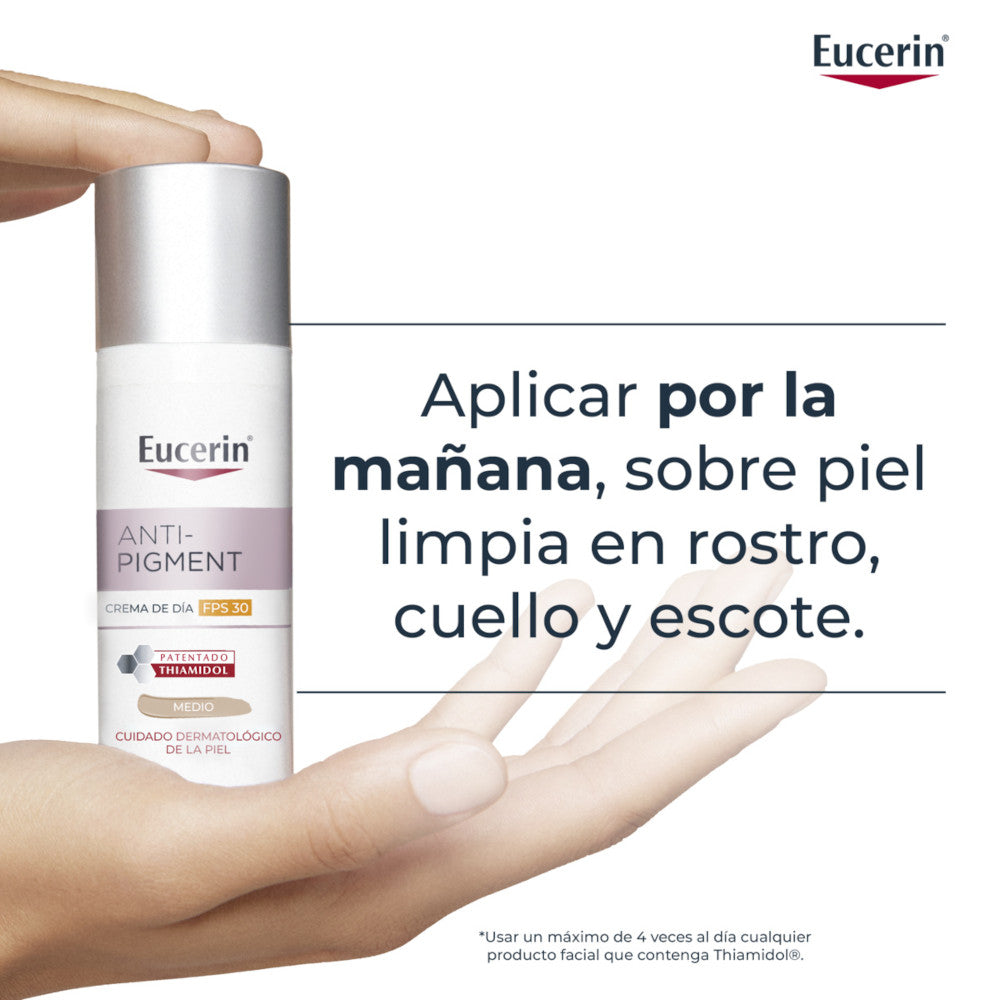 EUCERIN Anti-Pigment Crema de Día FPS30+ Color 50ml