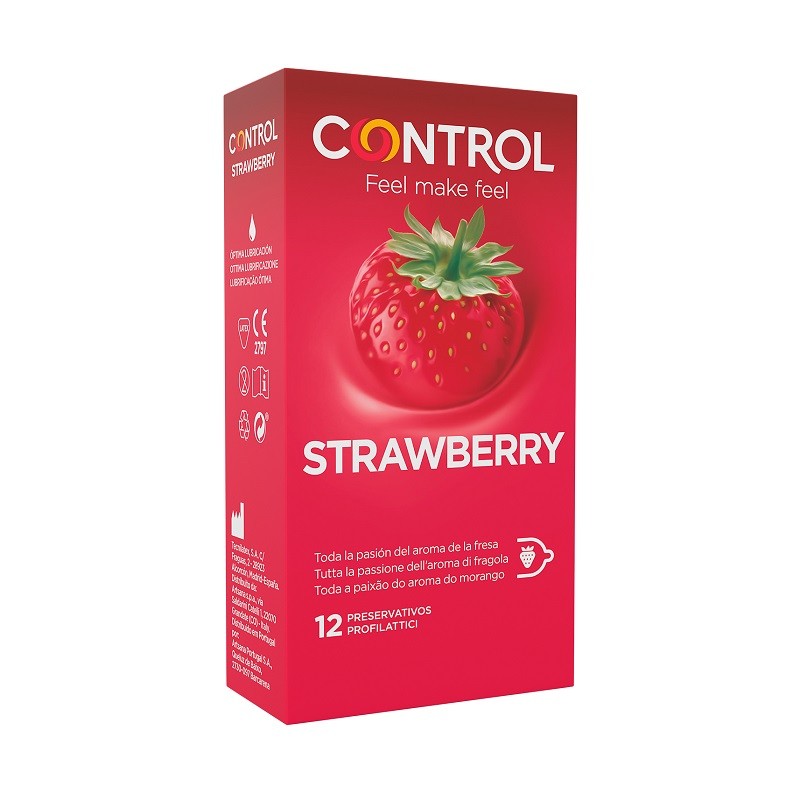 CONTROL Strawberry Preservativos 12 uds-1