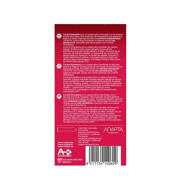 CONTROL Strawberry Preservativos 12 uds-5
