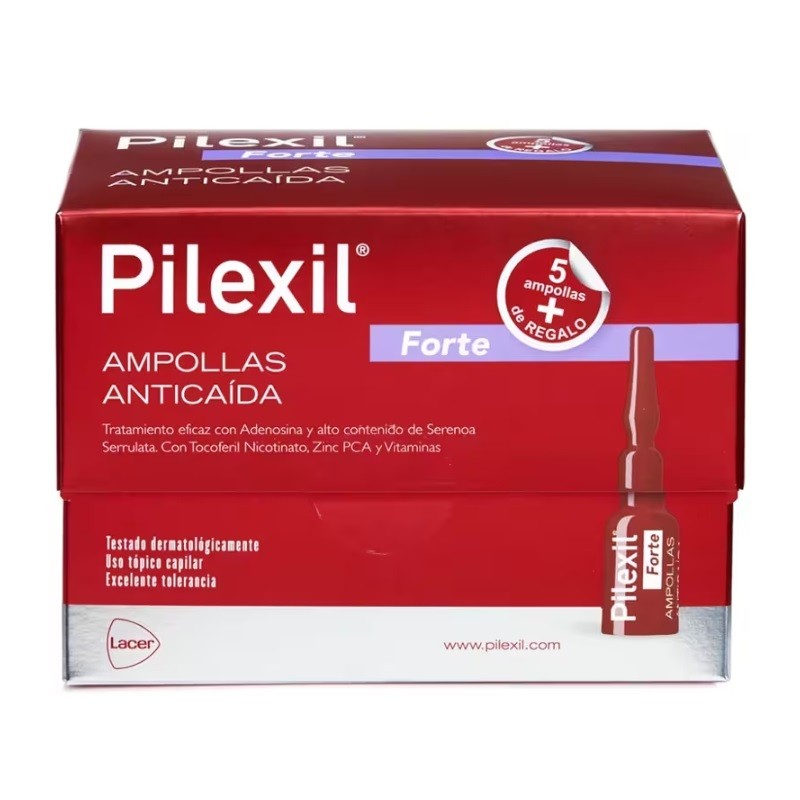 PILEXIL Forte Anticaída 15 + 5 Ampollas-1