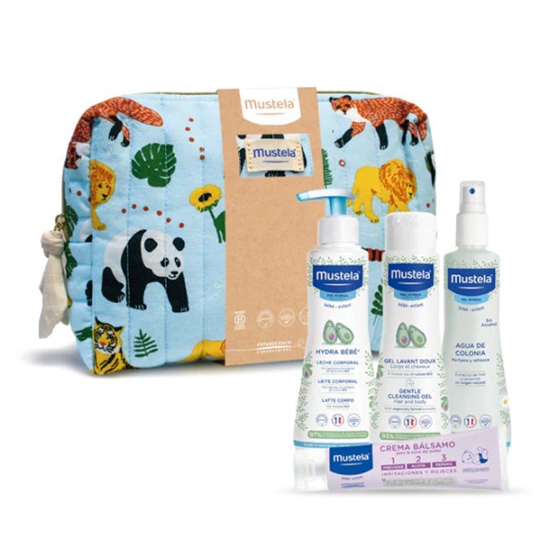 MUSTELA Neceser Jungla con 4 productos-1