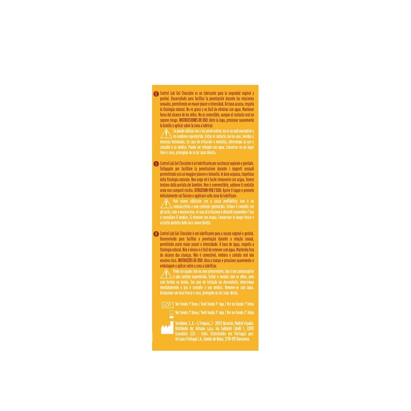 CONTROL Lubricante Gel Chocolate 75 ml-4
