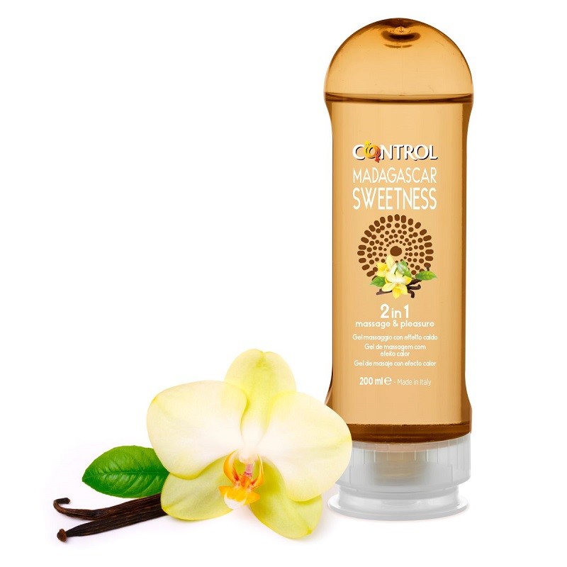 CONTROL Madagascar Sweetness Vainilla Gel de Masaje 2 en 1 (200ml)-1