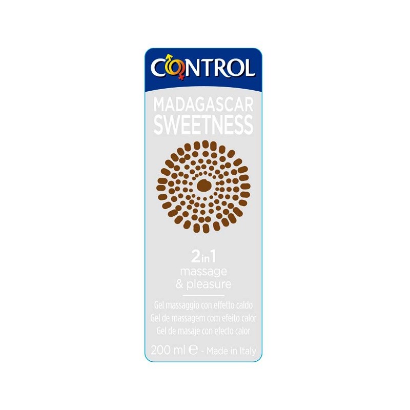 CONTROL Madagascar Sweetness Vainilla Gel de Masaje 2 en 1 (200ml)-3