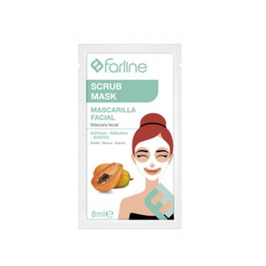 FARLINE Mascarilla Facial Exfoliante Scrub Mask 1ud de 8ml-1