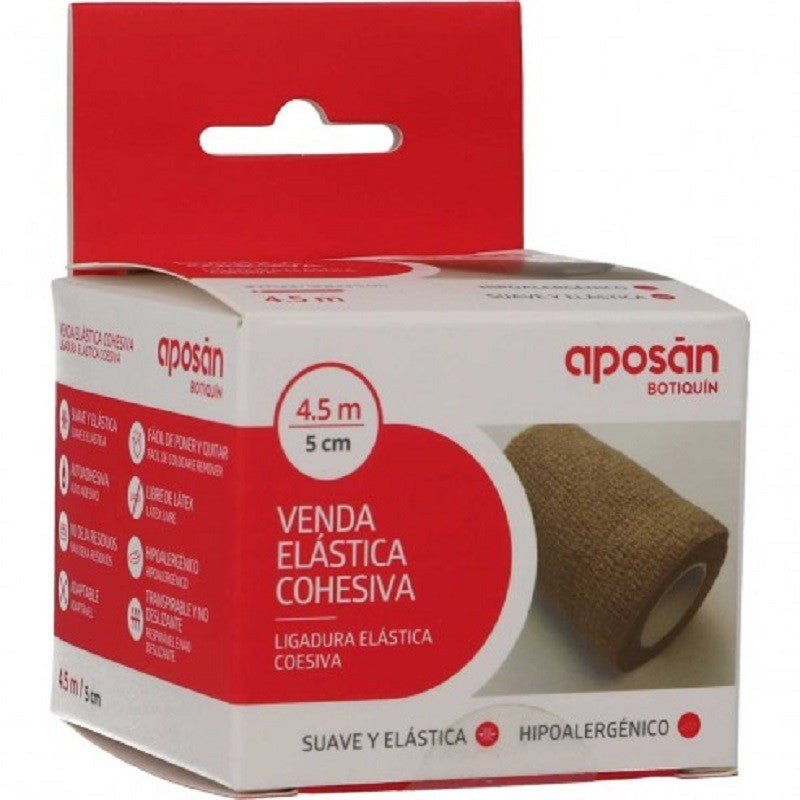 APOSAN Venda Elástica Cohesiva 4,5cm x 5cm-1