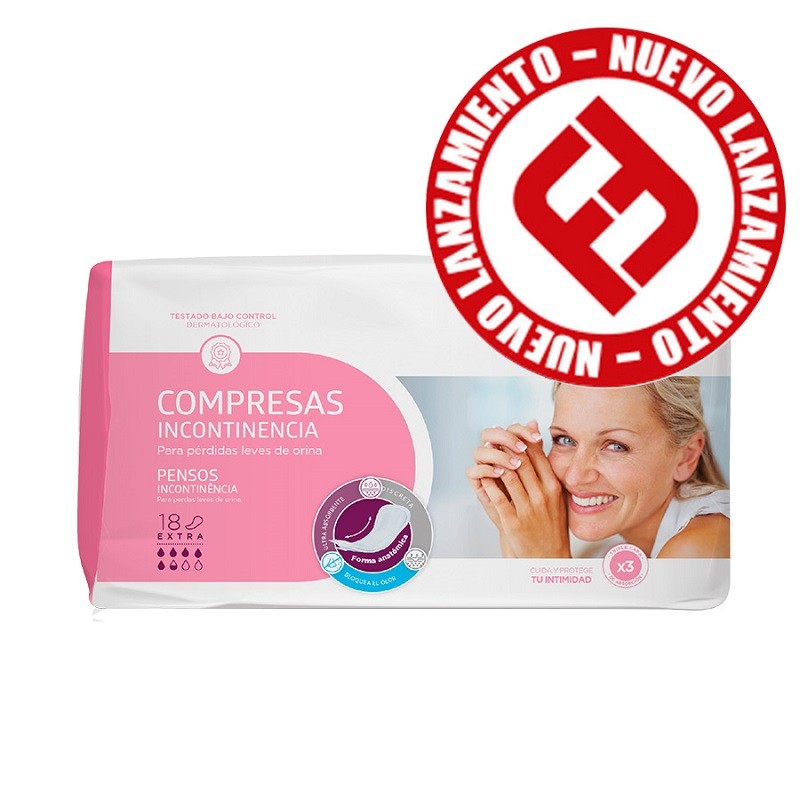 APOSAN Compresa Incontinencia Extra 18 uds-1