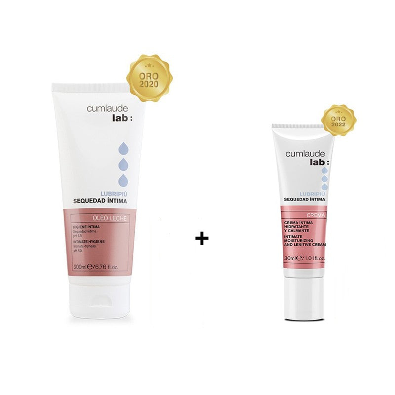 CUMLAUDE Pack Lubipriu Oleo Leche 200ml + Crema 20ml + Neceser Regalo-2