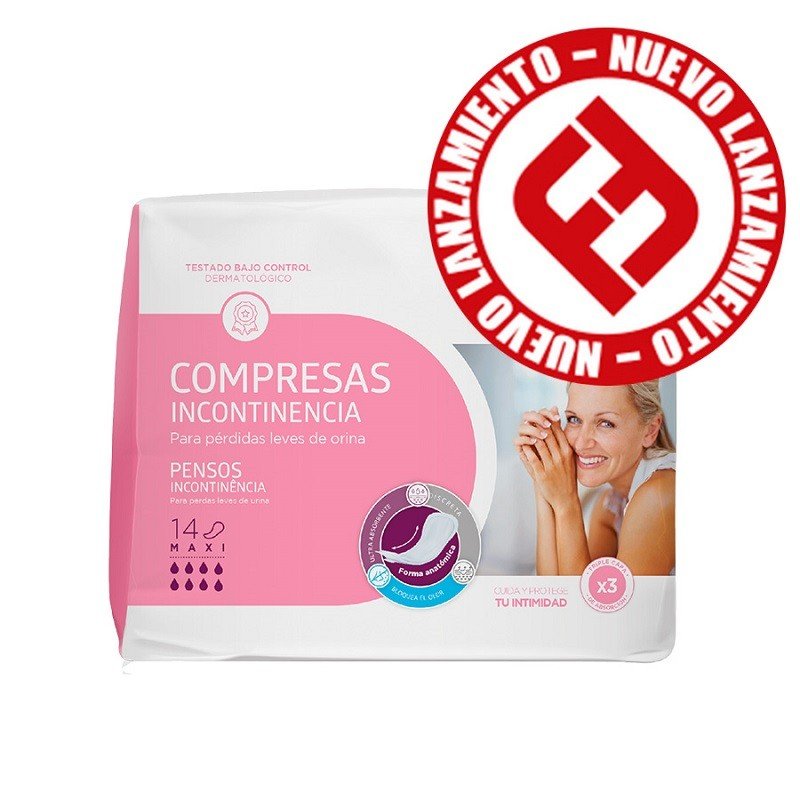 APOSAN Compresa Incontinencia Maxi 14 uds-1