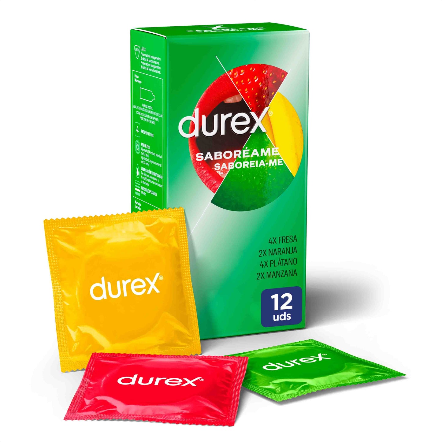 DUREX Preservativos Saboréame Afrutados 12 Unidades-1