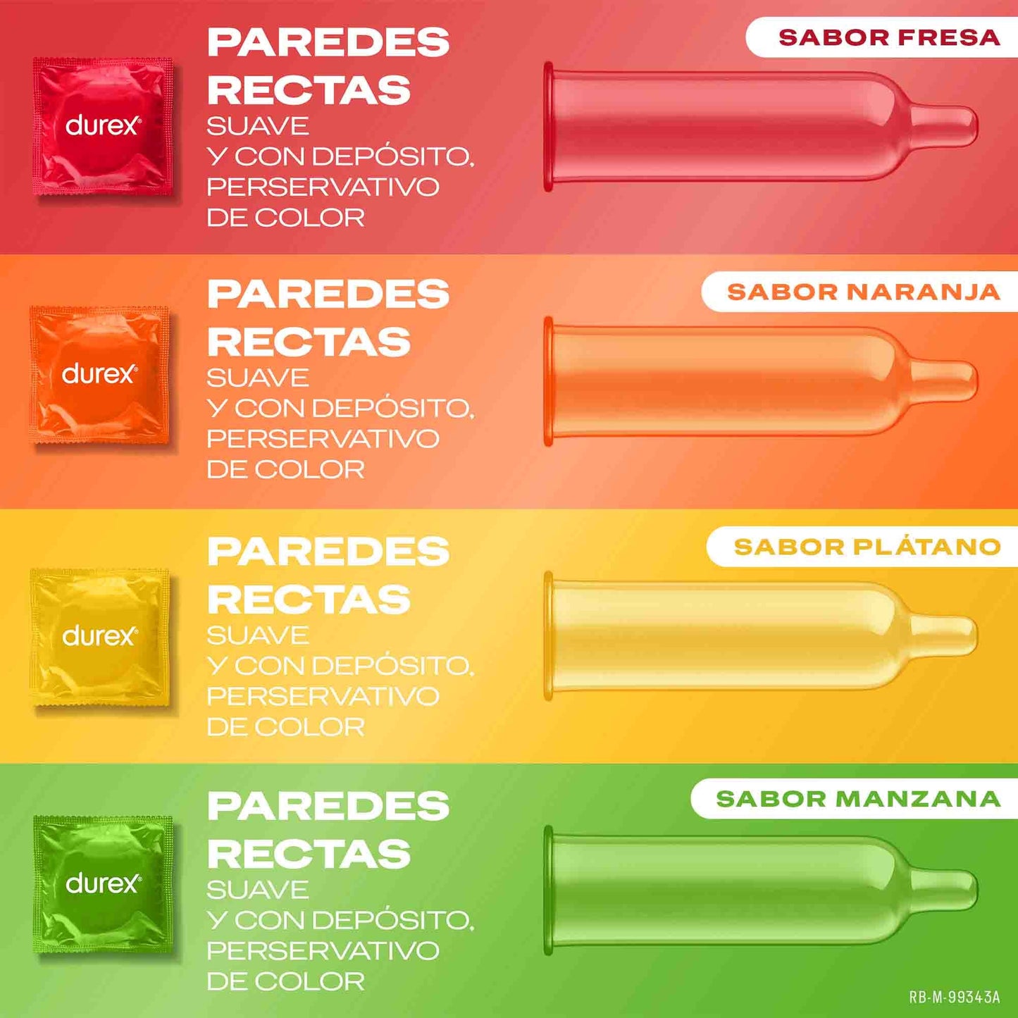DUREX Preservativos Saboréame Afrutados 12 Unidades-7