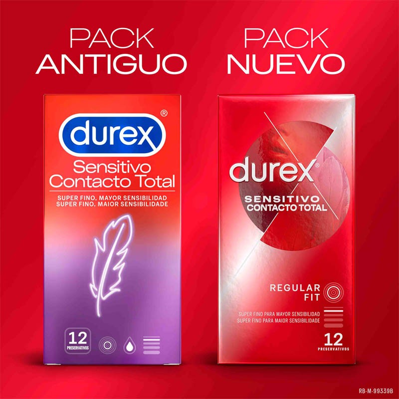 DUREX Sensitive Preservativo Total Contact 12uds-3