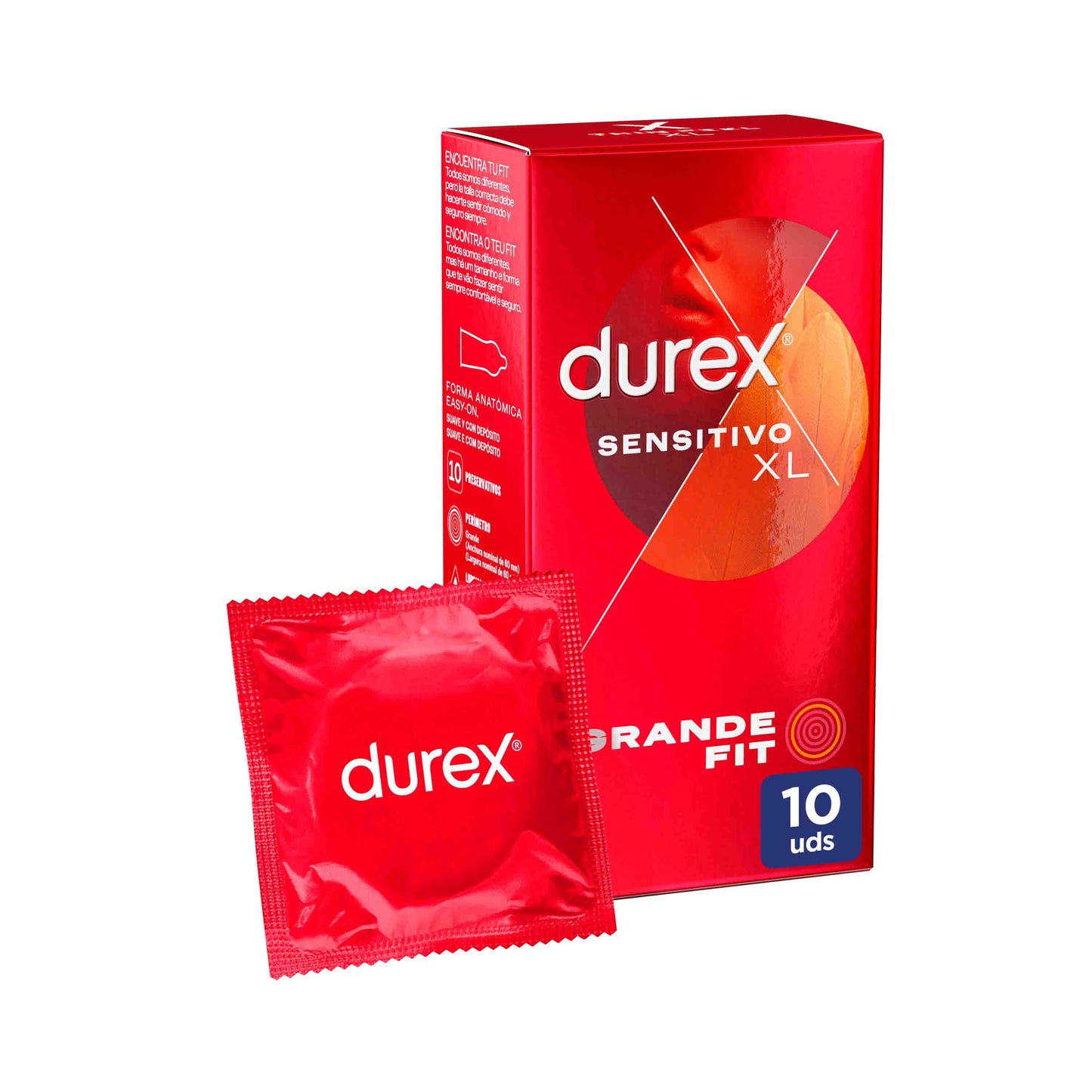 DUREX Preservativo Sensitivo Suave XL 10 unidades-1