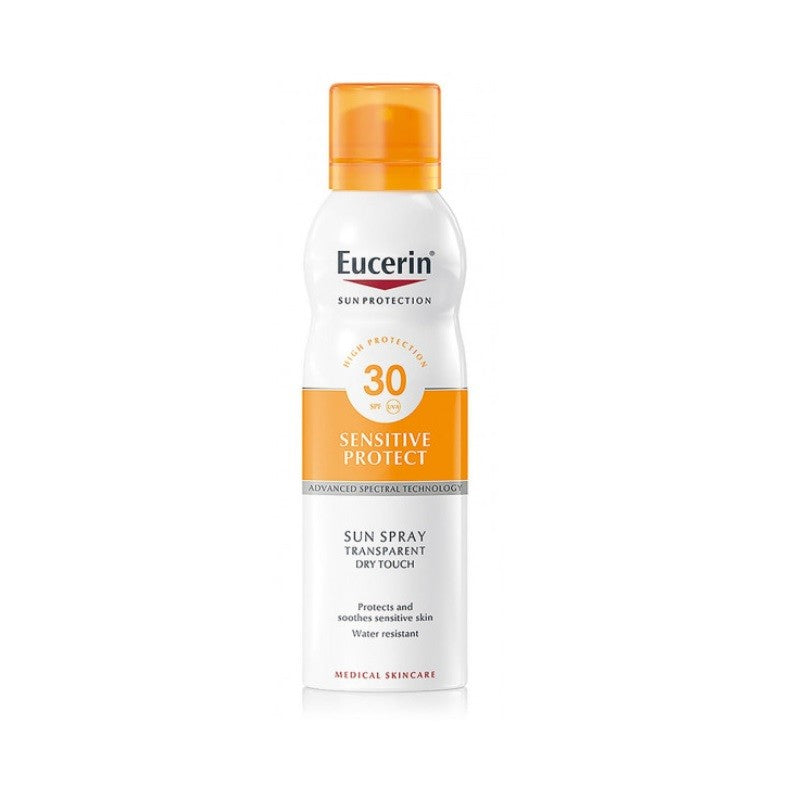 EUCERIN Spray Solar Transparente Toque Seco SPF30 (200ml)-1