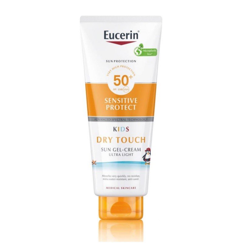 EUCERIN Kids Sensitive Protect Gel Crema Dry Touch FPS50+ (400ml)-1