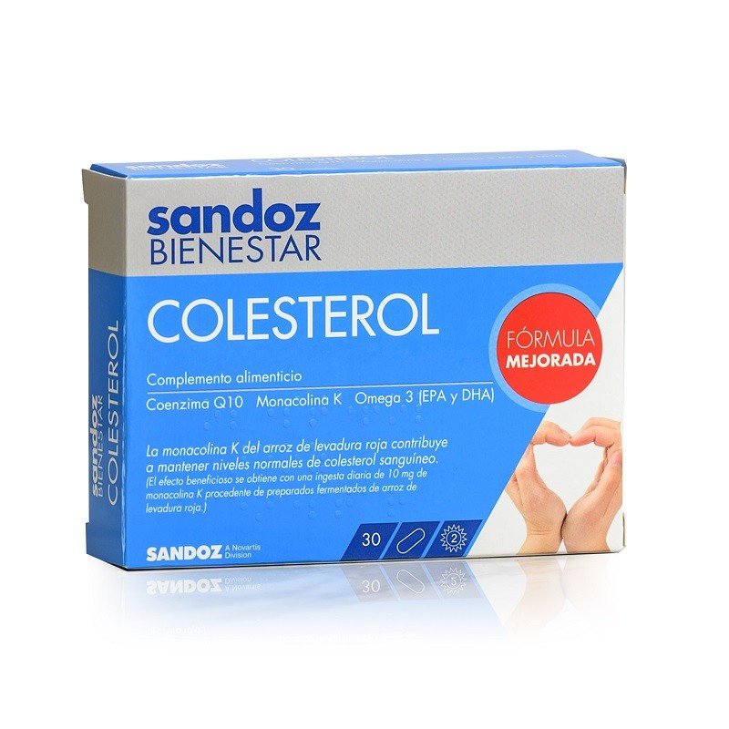 SANDOZ Bienestar Colesterol 30 Cápsulas-1