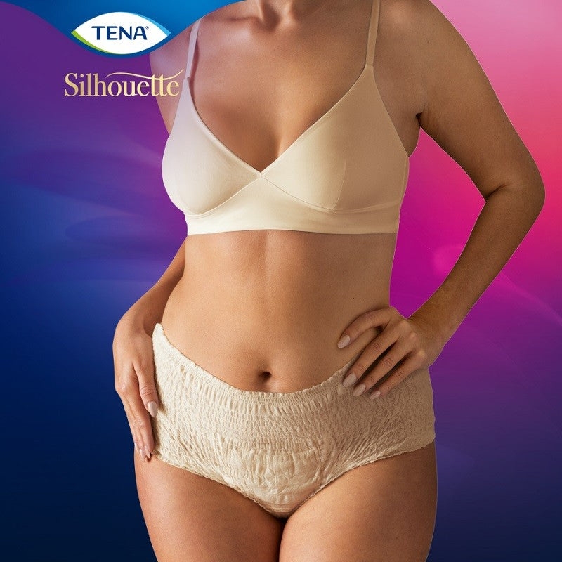 TENA Silhouette Crema Cintura Alta Grande 8uds-1