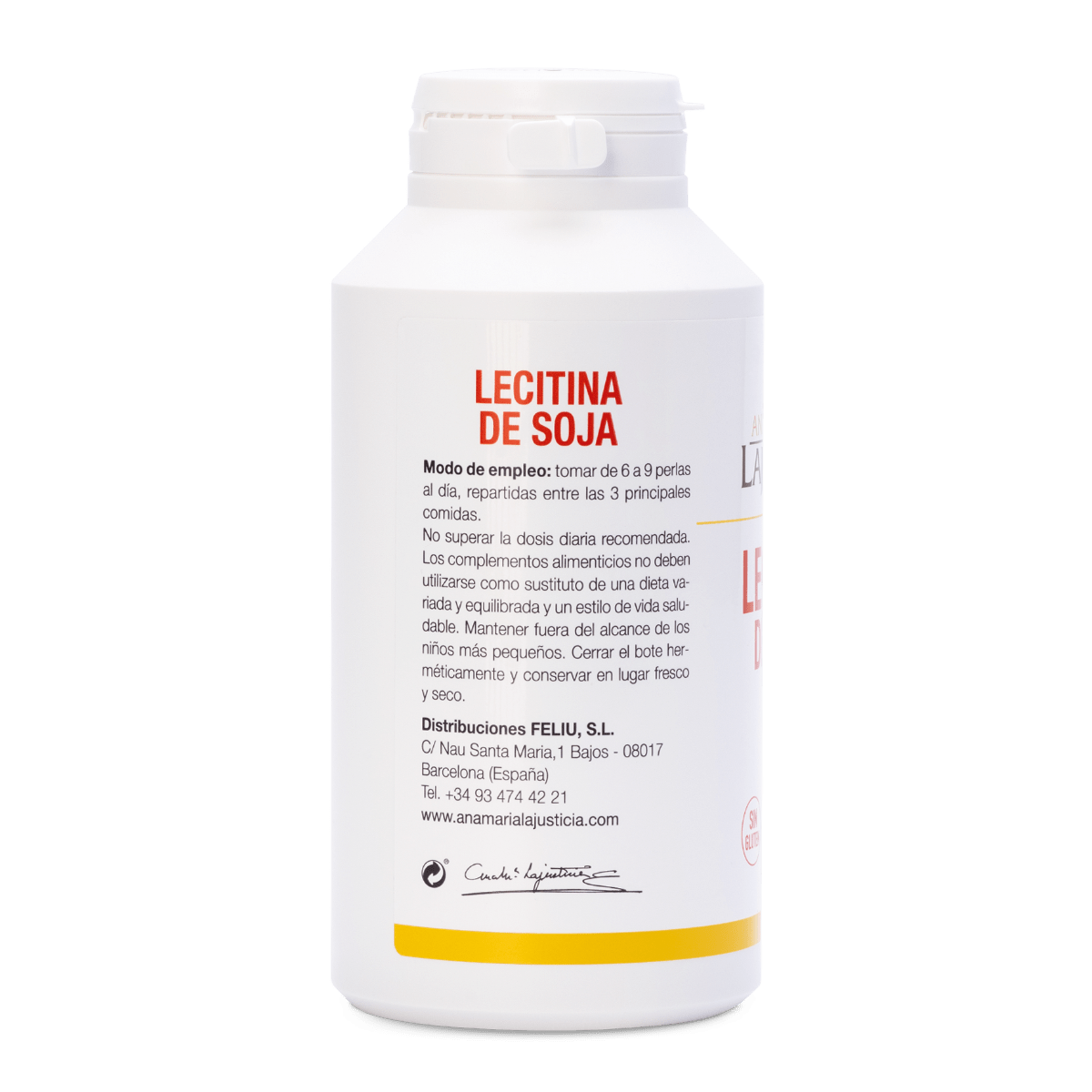 Ana María Lajusticia Soy Lecithin Capsules 300 pearls