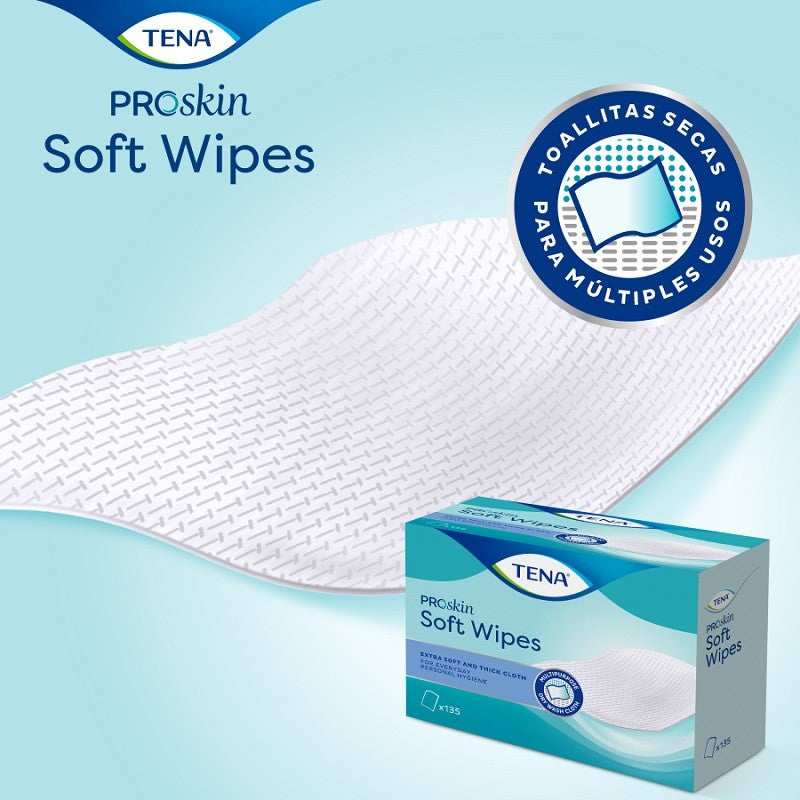 TENA ProSkin Toallita Seca 135uds-2