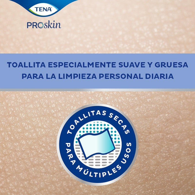 TENA ProSkin Toallita Seca 135uds-4