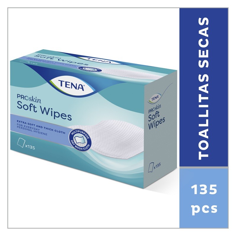 TENA ProSkin Toallita Seca 135uds-3