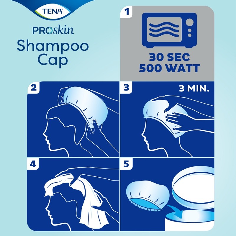TENA ProSkin Gorro Champú 1ud-4