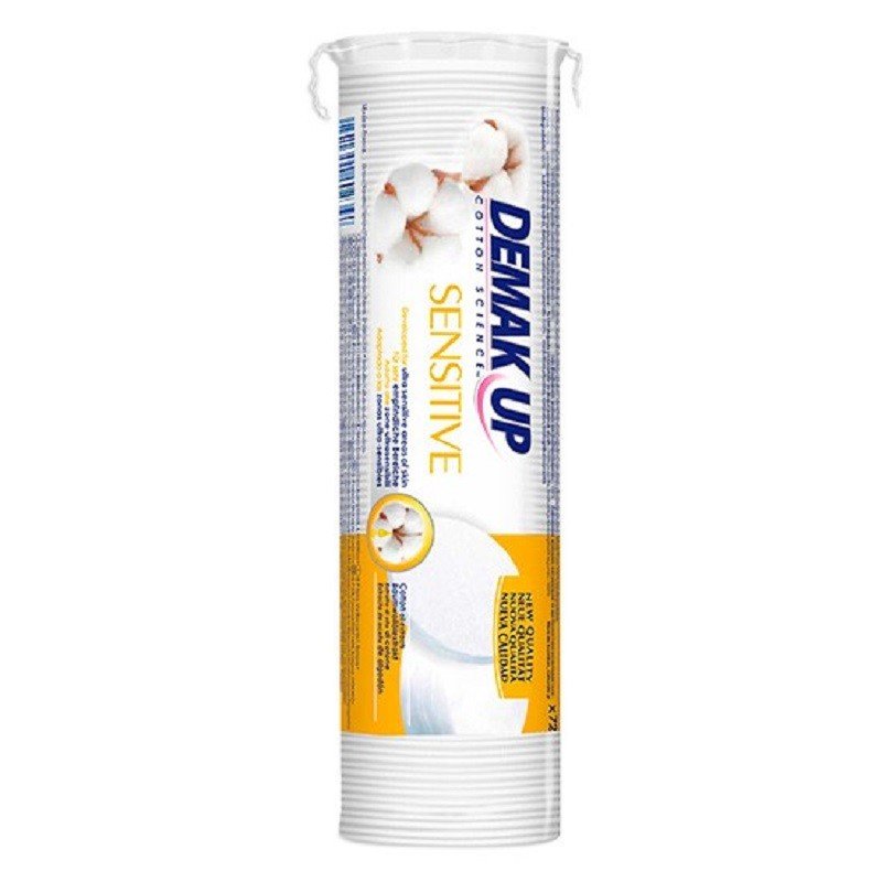 Demak Up Sensitive Discos Desmaquillantes Redondos 72uds-1