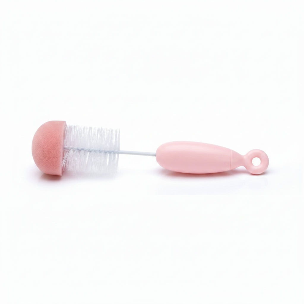 SUAVINEX Cepillo Limpiabiberón Duo color Rosa 1ud-1