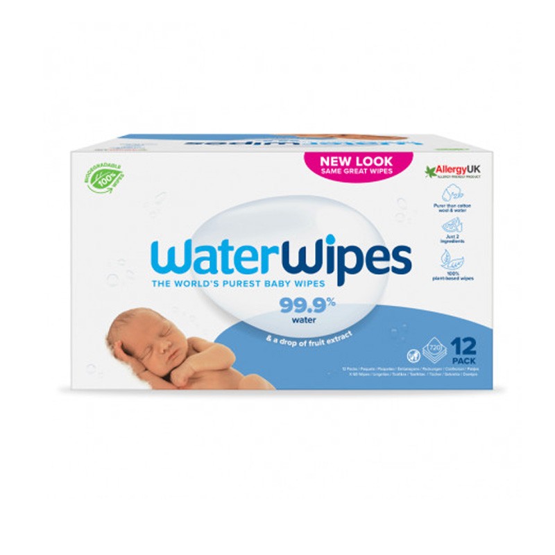 WaterWipes Caja con 12x60 unidades-1