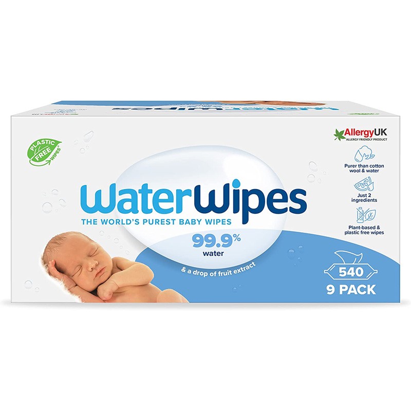 WaterWipes Caja con 9x60 unidades-1