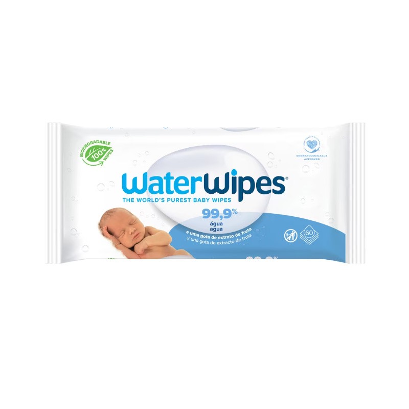 WaterWipes Toallitas de bebé 60 Unidades-1