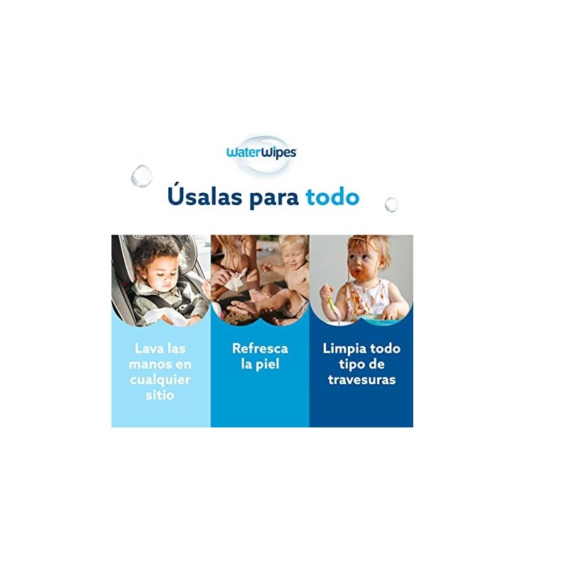 WaterWipes Caja con 12x60 unidades-3