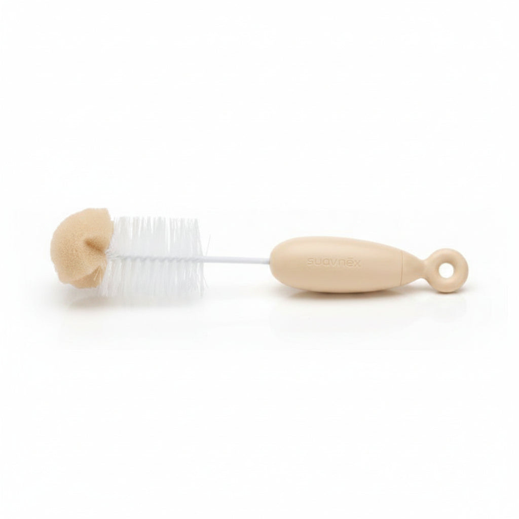 SUAVINEX Cepillo Limpiabiberón Duo color Beige 1ud-1