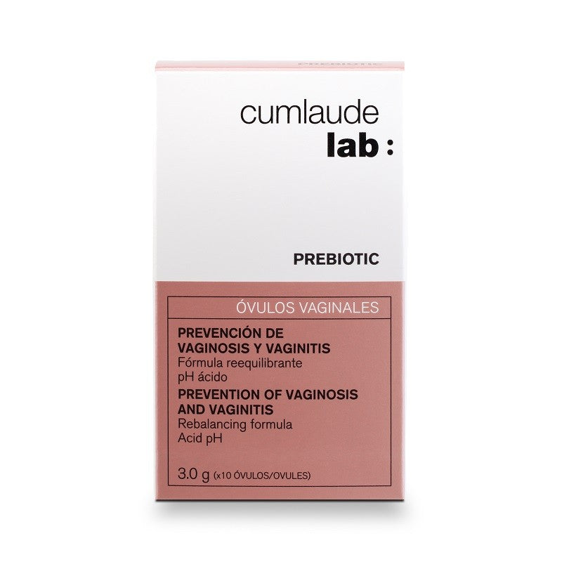 CUMLAUDE LAB Prebiotic 10 Óvulos Vaginales-1
