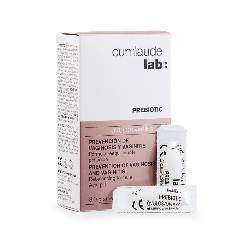 CUMLAUDE LAB Prebiotic 10 Óvulos Vaginales-2