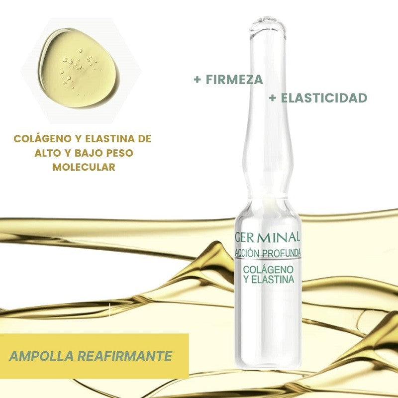GERMINAL Ampollas Colágeno y Elastina Sérum Antiedad 30 Ampollas-3