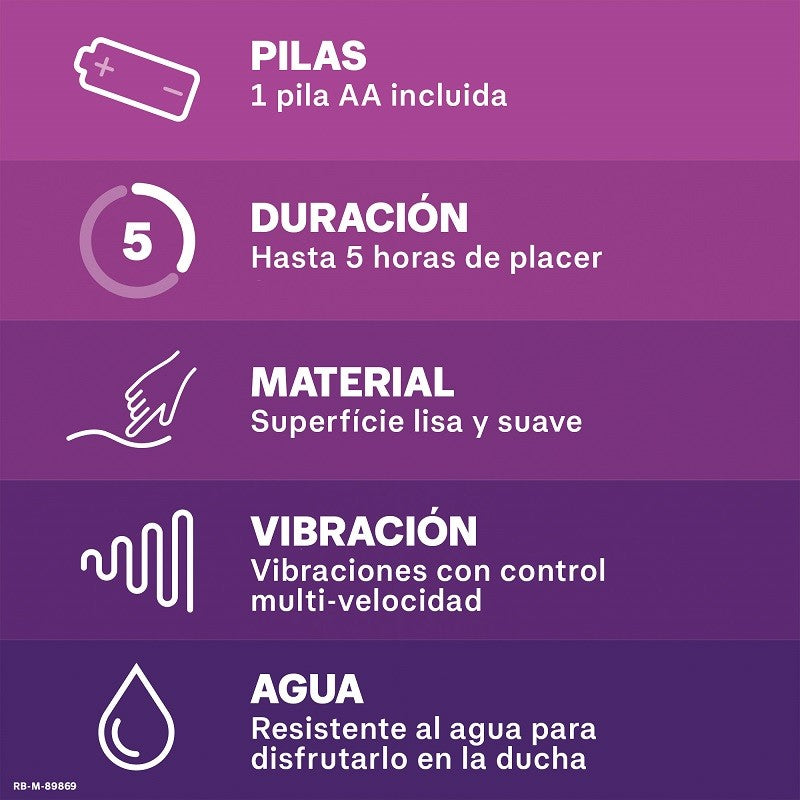 DUREX Intense Orgasmic Pure Fantasy Vibrador Multi-velocidad-3