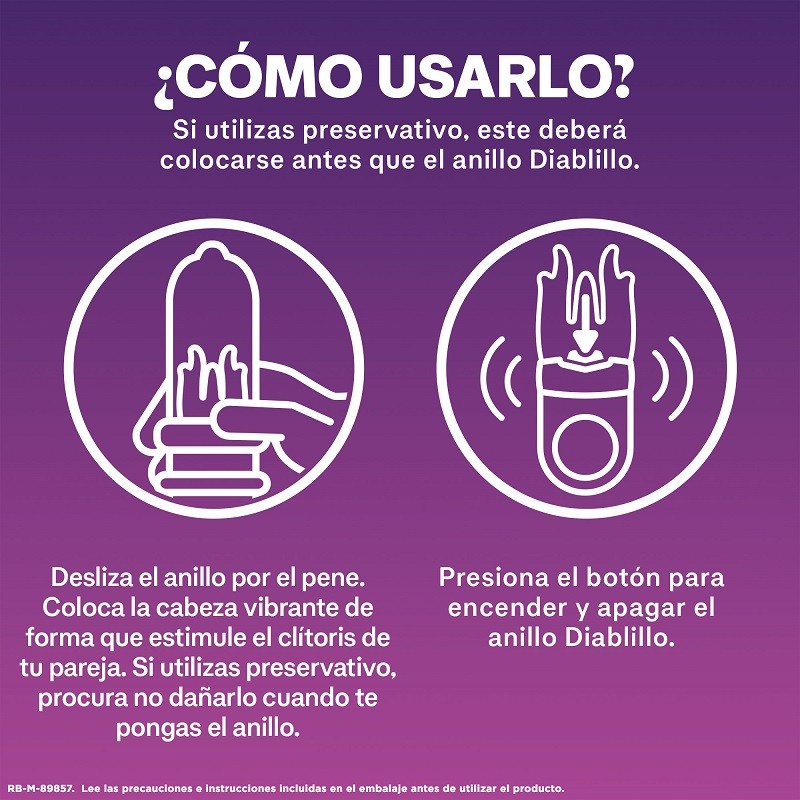 DUREX Anillo Vibrador Intense Orgasmic Diablillo-4