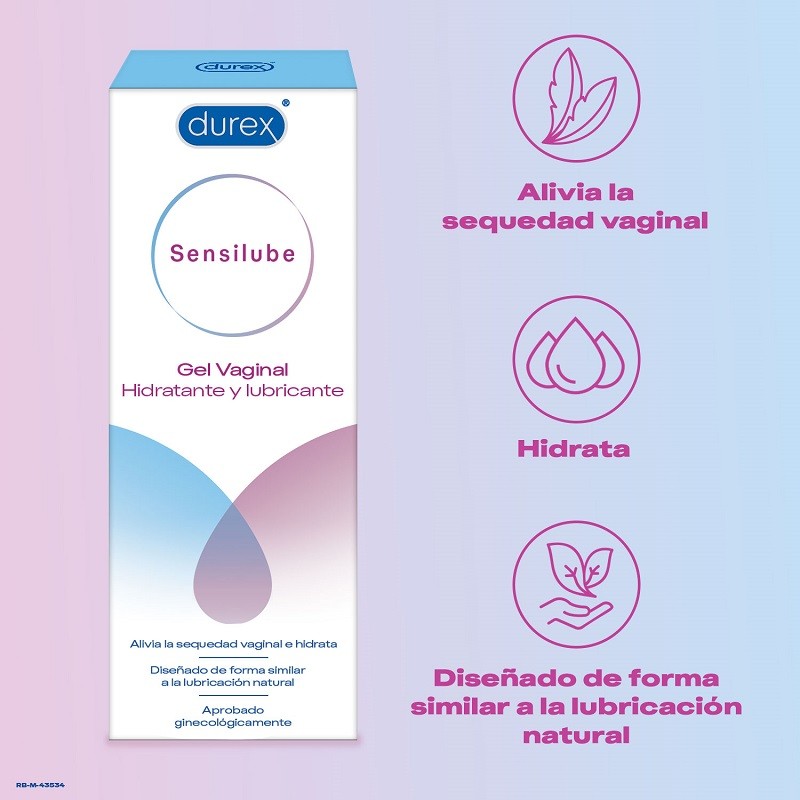 DUREX SENSILUBE Gel Vaginal Hidratante y Lubricante 40ml-2