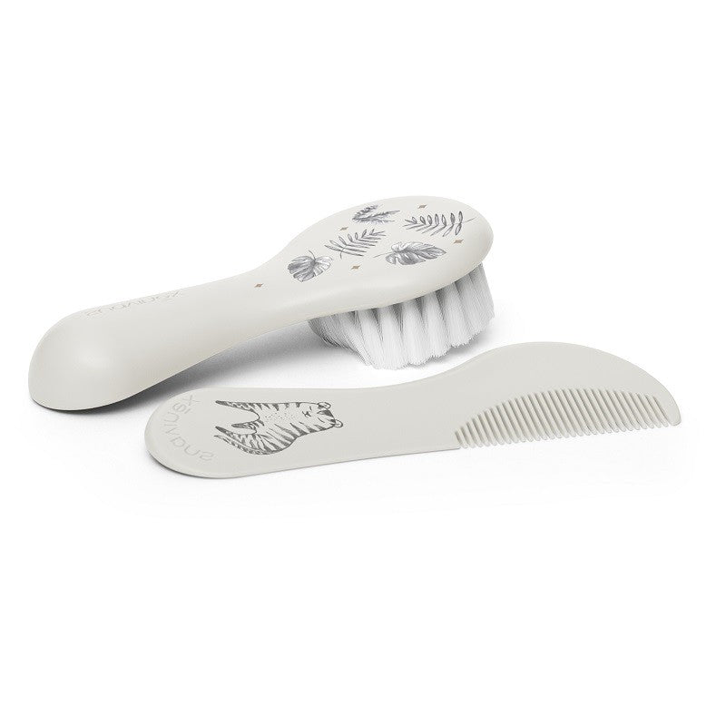 SUAVINEX Set Cepillo y Peine Recién Nacido Blanco 0+m-2