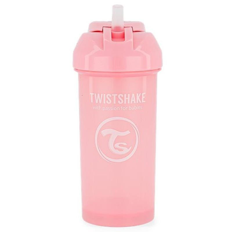 Twistshake Straw Cup +6m Rosa 360ml