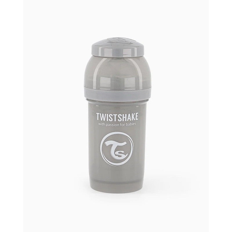 Twistshake Biberón Anticólico Gris 180ml-1
