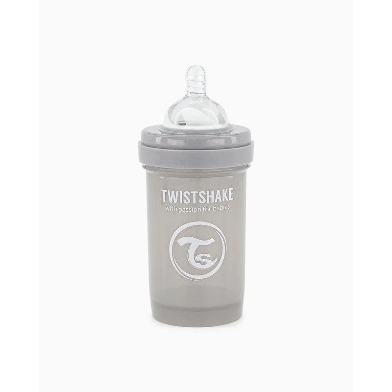 Twistshake Biberón Anticólico Gris 180ml-2