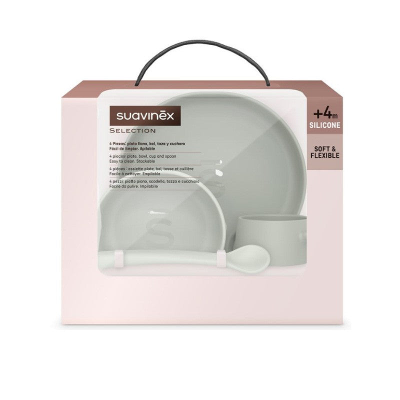 SUAVINEX Vajilla Infantil de Silicona Intense Colour-1