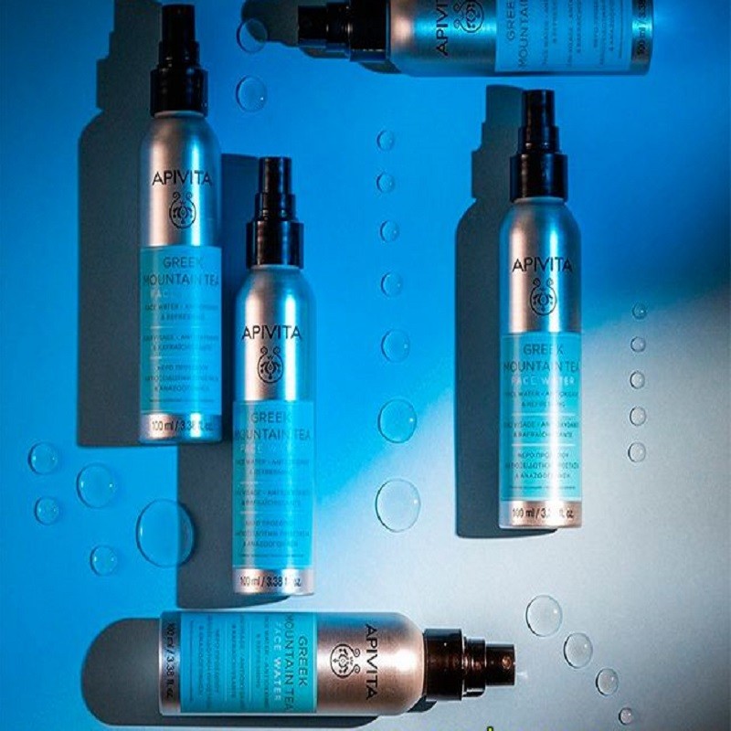 APIVITA Agua facial de té de montaña griego 100ml-1